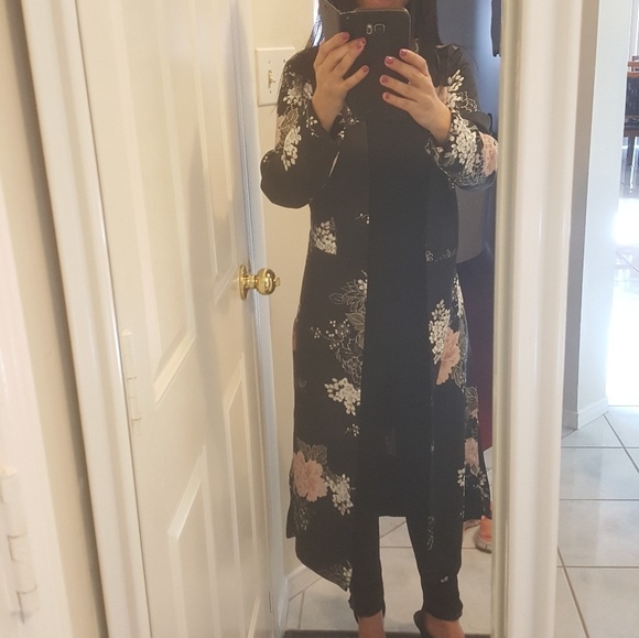 Long floral jacket - Picture 1 of 3